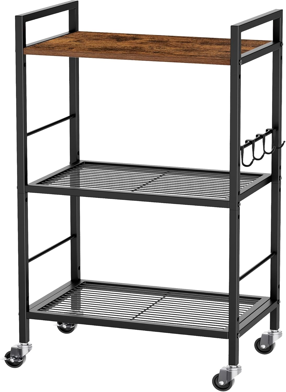 Maximize Your Space: Stylish 5-Tier Kitchen Rack with Power Supply