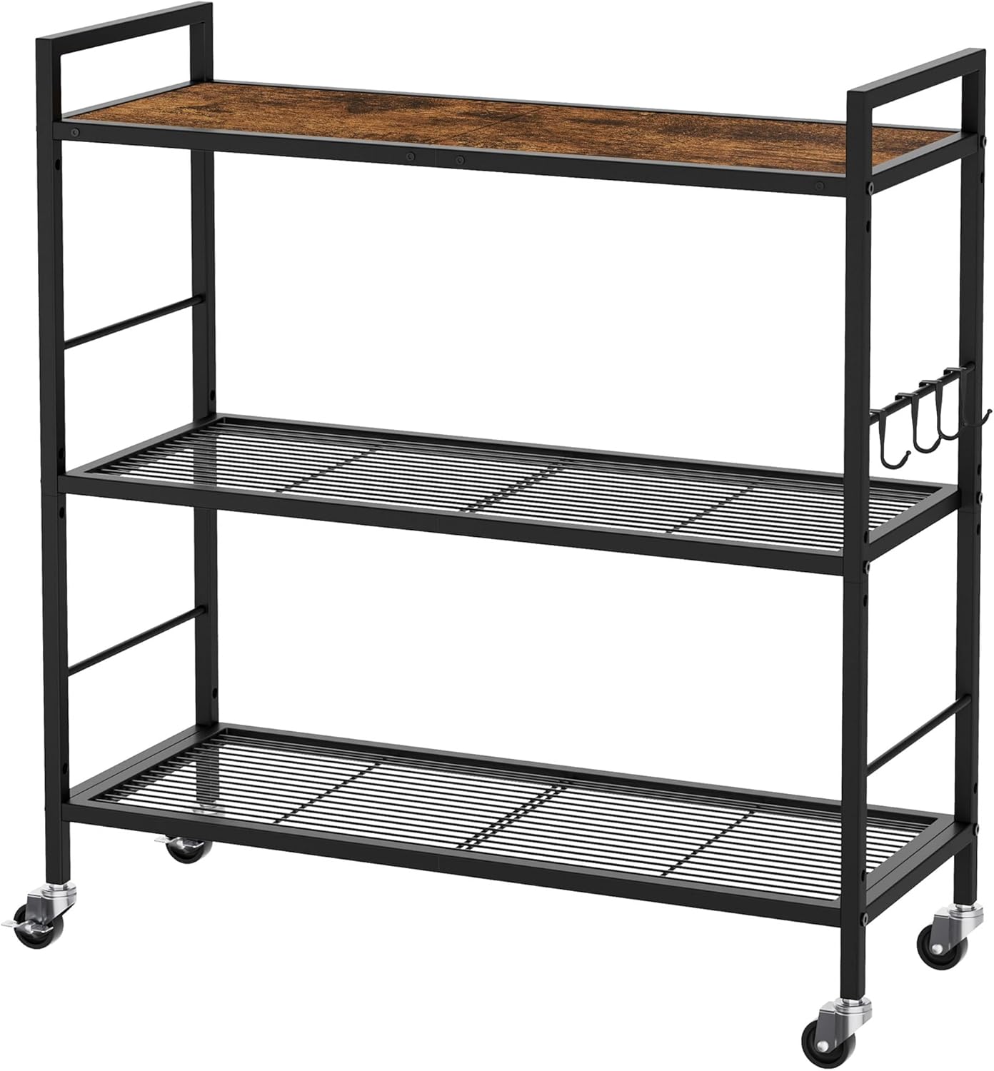 Maximize Your Space: Stylish 5-Tier Kitchen Rack with Power Supply